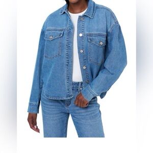 Edited by Remi Bader Blue Denim Top